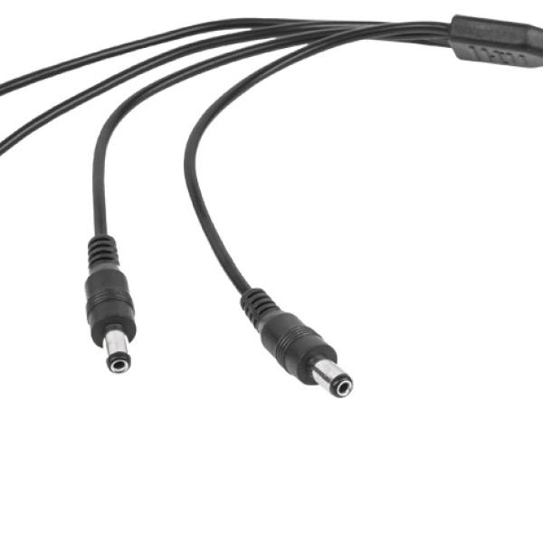 Cabo Adaptador 1 Femea - 4 Machos Alimentação DC (40cm)