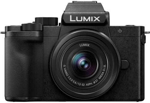 Máquina Fotográfica Lumix G DC - G100D + G Vario 12 - 32mm F3.5 - 5.6 USB - C + Punho (Preto) - PANASONIC