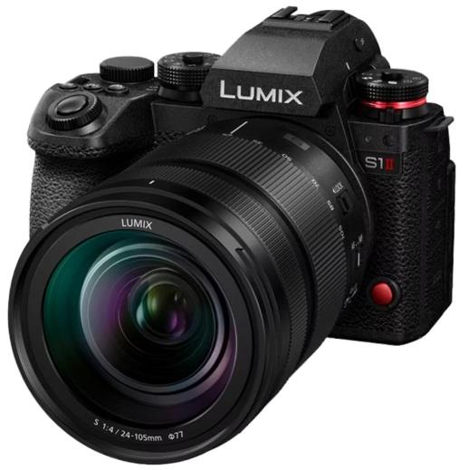 Máquina Fotográfica Full Frame Lumix S1II 24 - 105mm MILC 24.1 MP CMOS (Preto) - PANASONIC