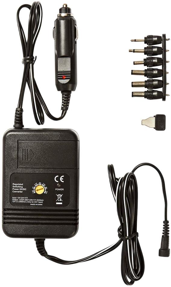 Adaptador/Transformador Universal DC 24W (Preto) - NEDIS