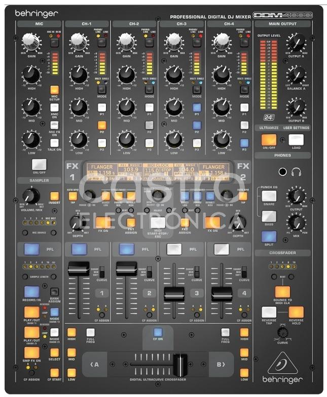 Mesa de Mistura PRO. 5 Canais DJ - Behringer