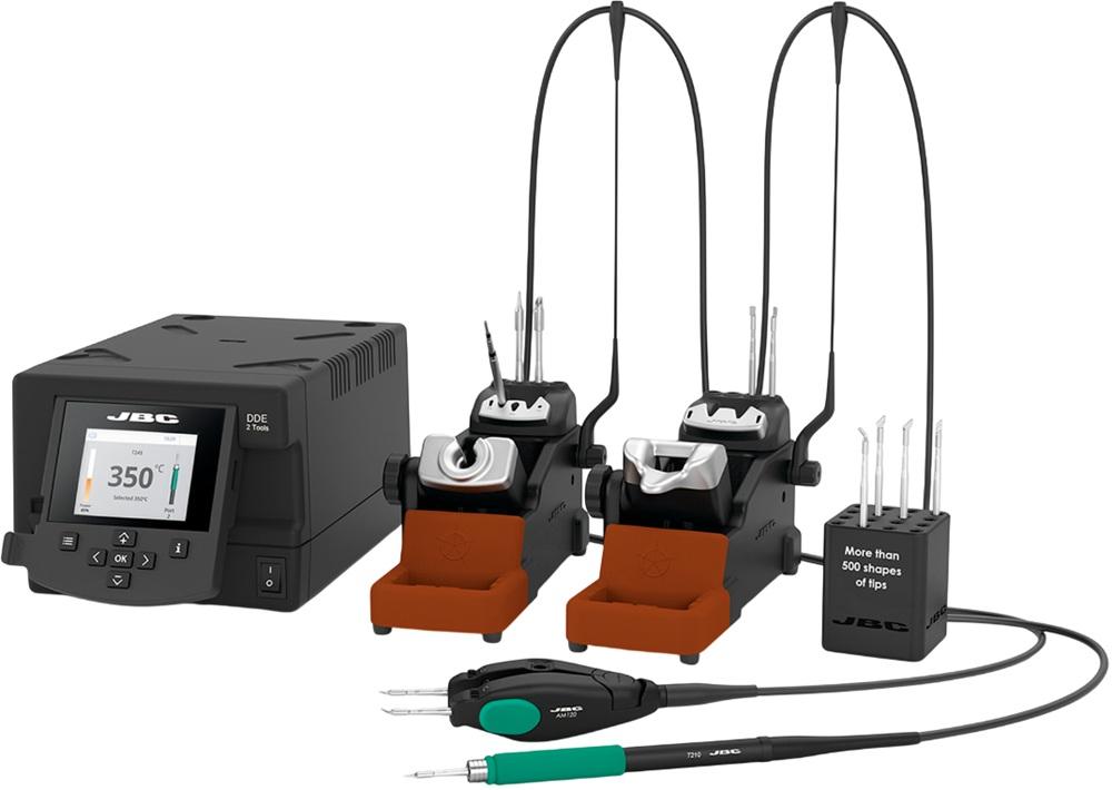 Estação de Soldadura de Precisão 230V DDPE c/ 2 Ferramentas - JBC
