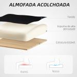 Cadeira de Escritório de Malha com Apoio para a Cabeça Suporte Lombar Apoio para os Pés Função de Inclinação 71x70x109 - 119 cm Preto