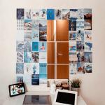 Decoração de 50 Fotos Blue Ocean Lite p/ Parede - FLAMINGUEO