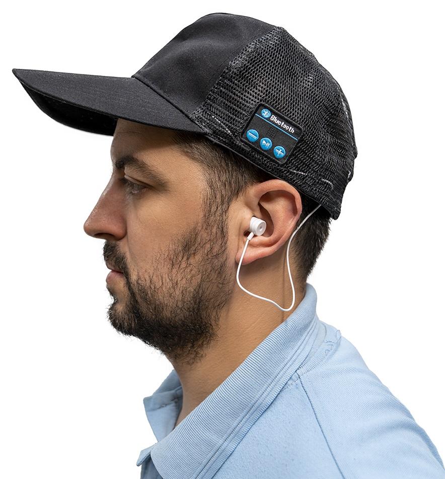 Boné Bluetooth (Preto)
