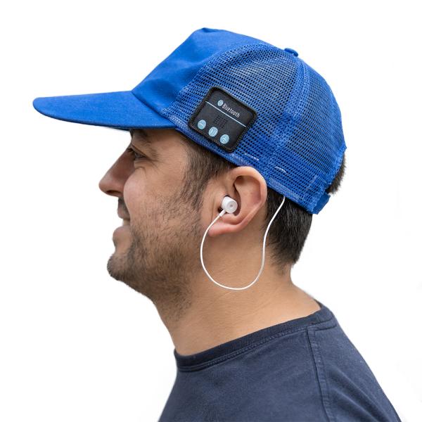 Boné Bluetooth (Azul)