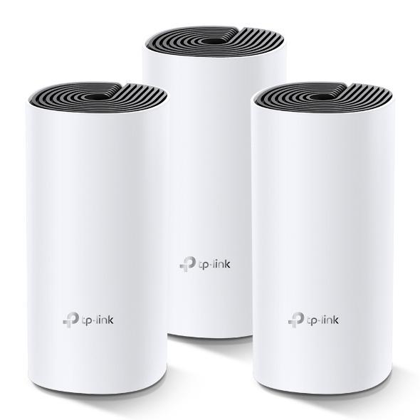 Router Wireless Deco M4 3Pack Dual - band (2,4 GHz / 5 GHz) Gigabit Ethernet - TP - LINK