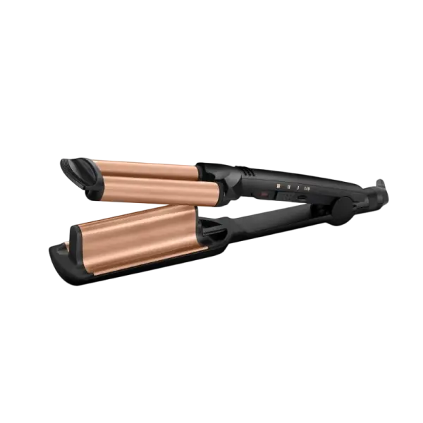 Modelador de Cabelo Deep Waves (Preto/Laranja) - BABYLISS