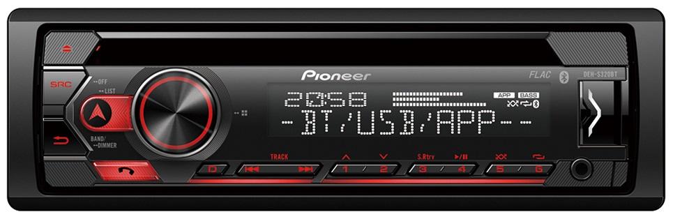 Auto Rádio RDS AM/FM 4x 50W MOSFET RDS CD - RW/USB/AUX/BLUETTOOTH Android - Pioneer