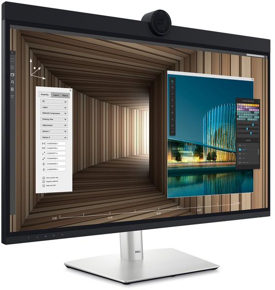 Monitor 31.5 UltraSharp U3224KBA 6K Ultra HD LCD (Preto/Prateado) - DELL