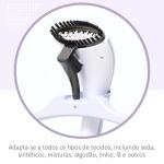 Ferro de Engomar a Vapor com Depósito de 1,8L e Temperatura Ajustável em 11 Níveis 21,5x30x150 cm Branco e Roxo