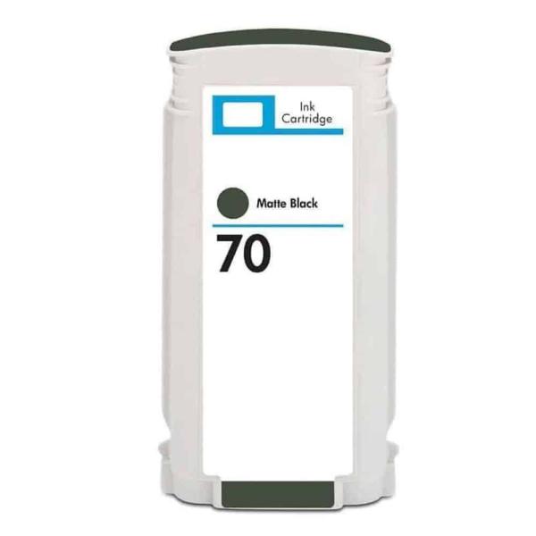 Tinteiro Compatível HP 70 Preto Mate Substitui C9448A 130mL — Recondicionado