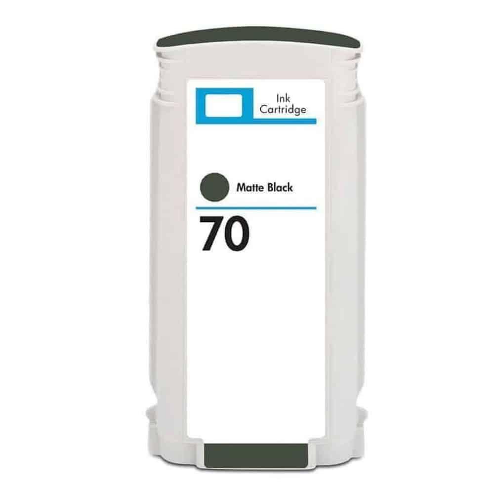 Tinteiro Compatível HP 70 Preto Mate Substitui C9448A 130mL — Recondicionado