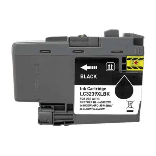 Tinteiro Compatível Brother LC3239XL Substitui LC3239XLBK Alta Capacidade Preto — Recondicionado