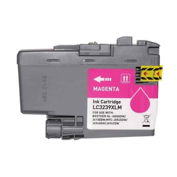 Tinteiro Compatível Brother LC3239XL Substitui LC3239XLM Alta Capacidade Magenta — Recondicionado