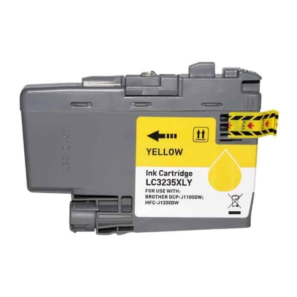 Tinteiro Compatível Brother LC3235XL/LC3233 Substitui LC3235XLY/LC3233Y Amarelo — Recondicionado