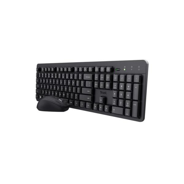 Conjunto Teclado + Rato Trust Ody II Wireless Preto