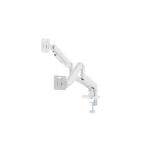 Suporte para 2 Monitores Gembird Ajustavel e Inclinável adequado até 32" e 10Kg Branco