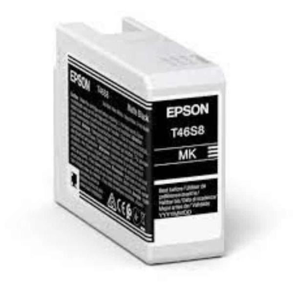 Tinteiro Original Epson T46S8 Preto Mate — Recondicionado