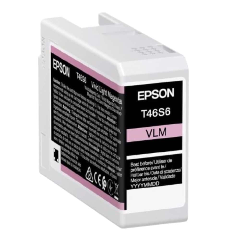 Tinteiro Original Epson T46S6 Magenta Claro — Recondicionado