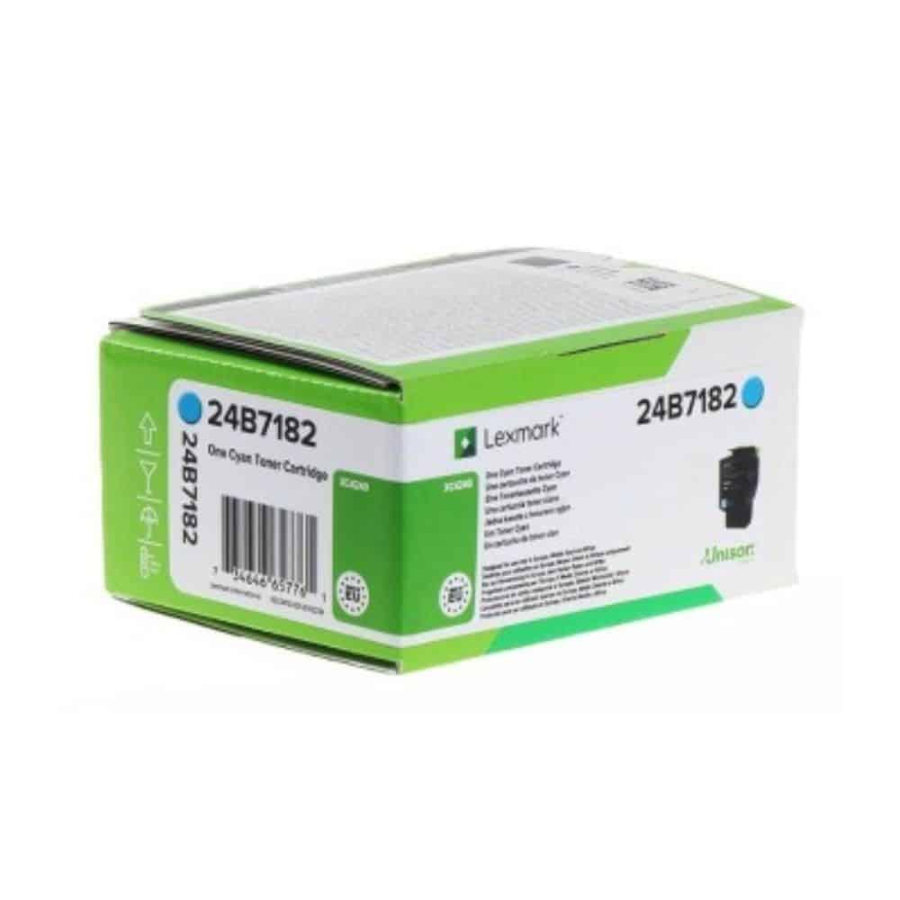Toner Original Lexmark 24B7182 Azul — Recondicionado