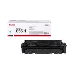 Toner Compatível Canon 055H Ciano 3019C002/3015C002 e HP W2031X/W2031A