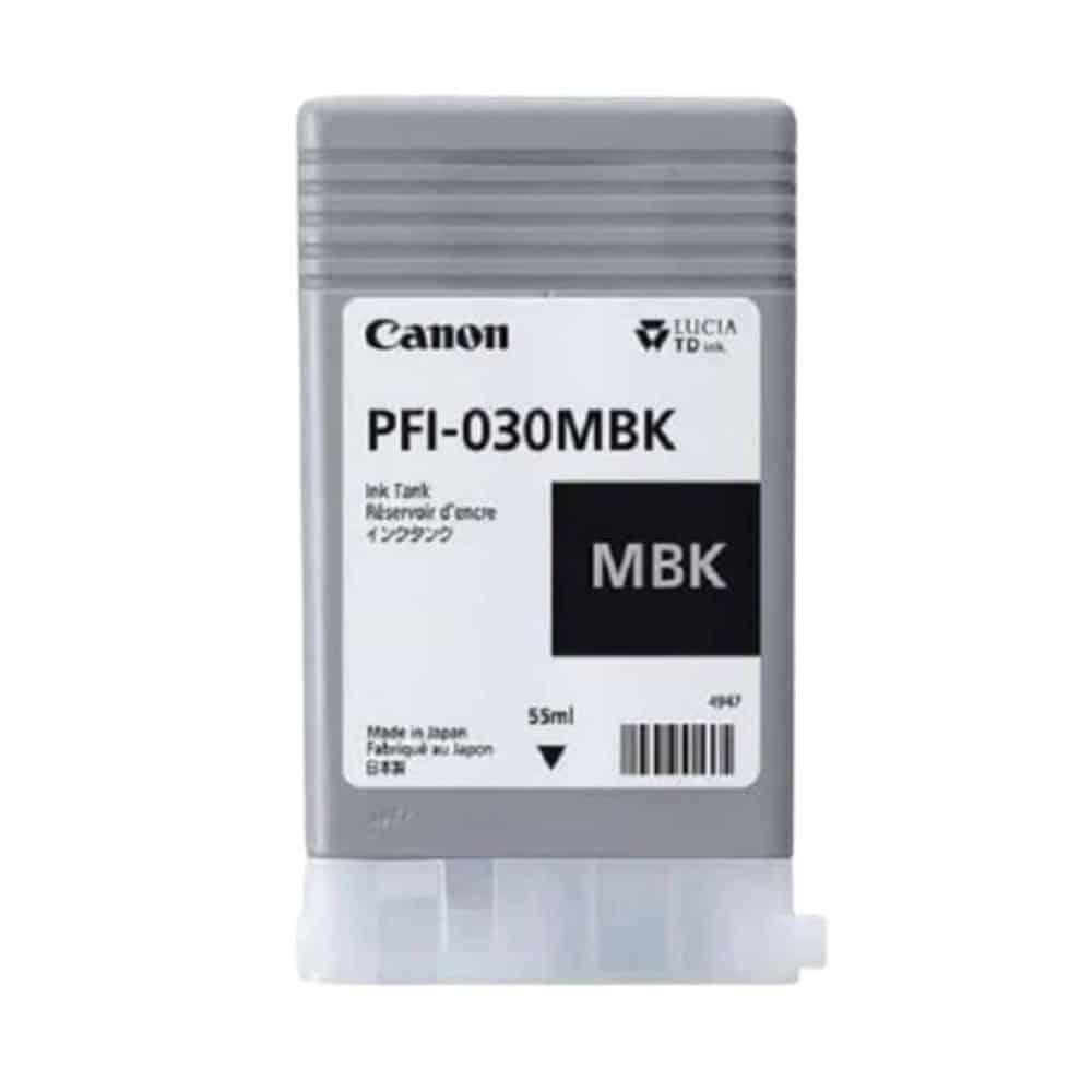 Tinteiro Original Canon PFI030 Preto Mate — Recondicionado