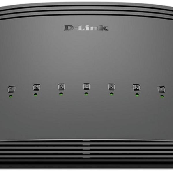 Switch de Rede Não - Gerido 8 Portas Gigabit (Preto) - D - LINK