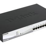 Switch de Rede Gerido L2/L3 Gigabit Ethernet 1000 Mbit/s Preto PoE (8 portas) - D - LINK