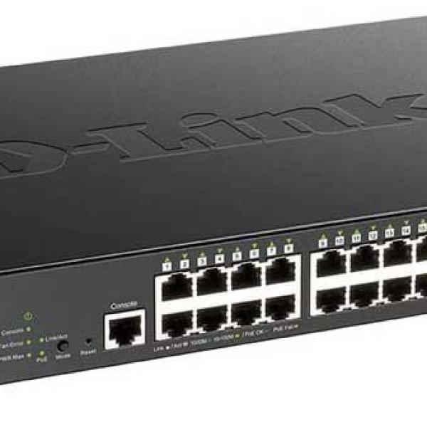 Switch de Rede 28 Portas PoE Smart Managed - D - LINK