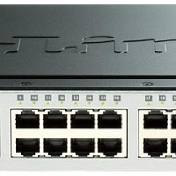 Switch de Rede 28 Portas Gerido L3 Gigabit Ethernet - D - LINK