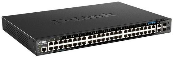 Switch de Rede 50 Portas Gerido L3 10G Ethernet (Preto) - D - LINK