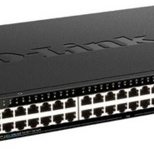 Switch de Rede 50 Portas Gerido L3 10G Ethernet (Preto) - D - LINK