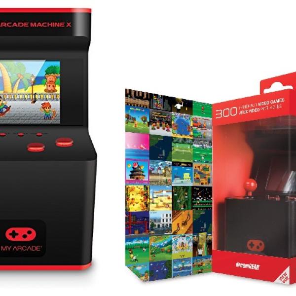 Máquina de Jogos Compacta c/ Ecrã 2,5 e Botões Iluminados (300 Jogos Arcade) - MY ARCADE