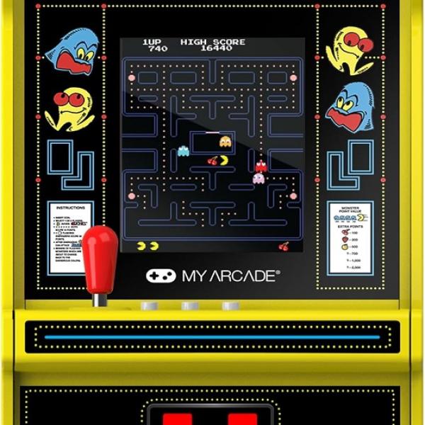 Máquina de Jogos Portátil Pac - Man Micro Player Pro c/ Ecrã 2.75 - MY ARCADE