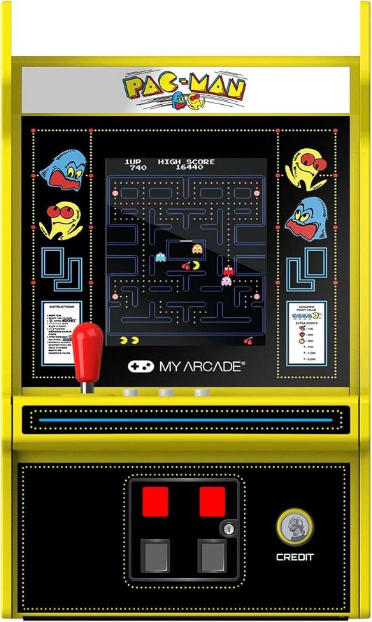Máquina de Jogos Portátil Pac - Man Micro Player Pro c/ Ecrã 2.75 - MY ARCADE