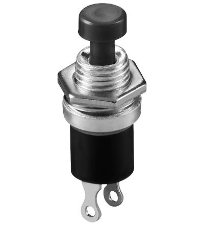 Pulsador Mini OFF - (ON) Preto