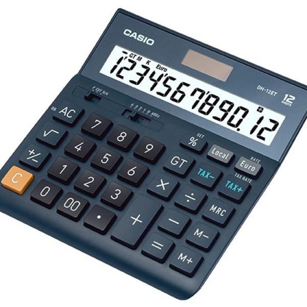 Calculadora de Secretária 12 Digitos (Preto) - CASIO
