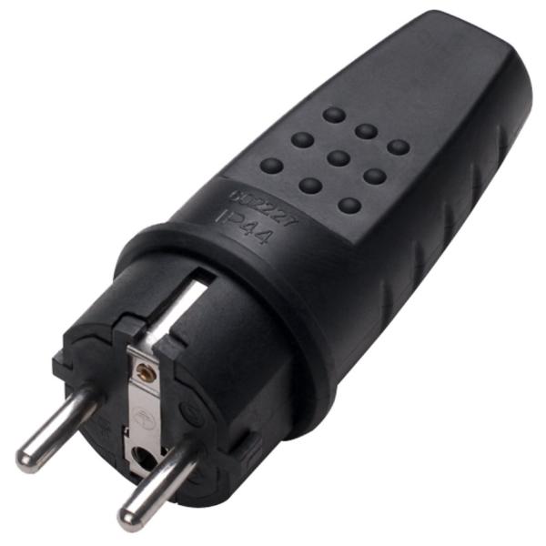 Ficha Macho T/ Schuk Impermeável 16A 250V