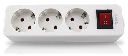 Tomada Tripla c/ Interruptor s/ Fio 16A - GSC
