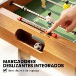 Mesa de Matraquilho Dobrável Matraquilho com 22 Jogadores e 2 Placares para Crianças e Adultos 98x42x62,5 cm Madeira e Preto