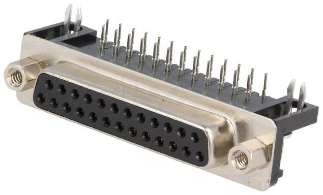 Ficha Nextron C.I. 90º DB25 Pinos Fêmea