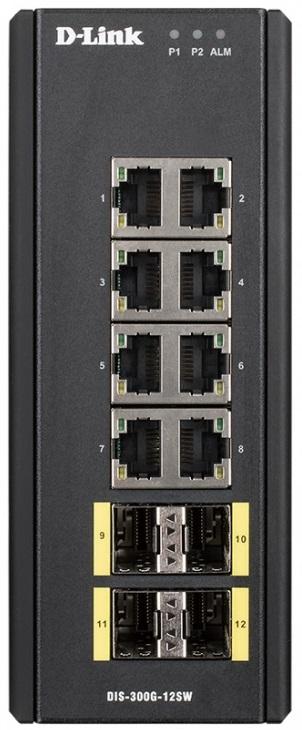 Switch de Rede Gerido L2 Gigabit Ethernet 1000Mbit/s Preto - D - LINK