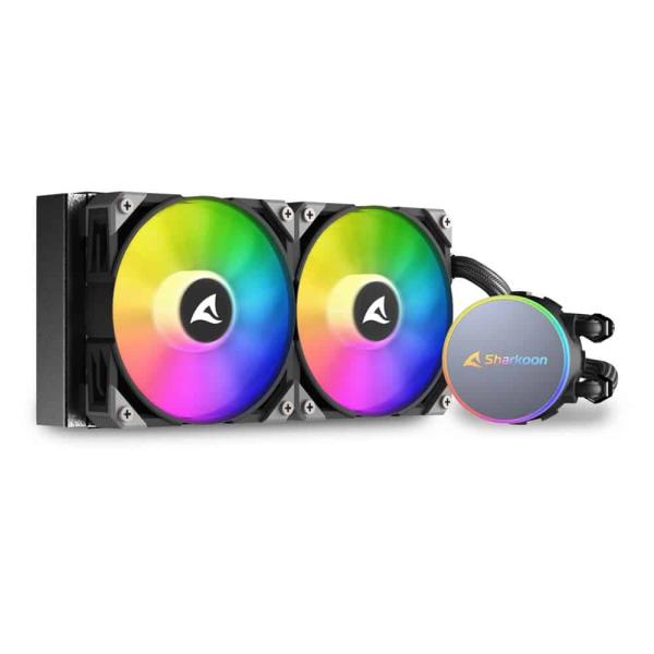 Dissipador Líquido Sharkoon S70 RGB Preto — Recondicionado