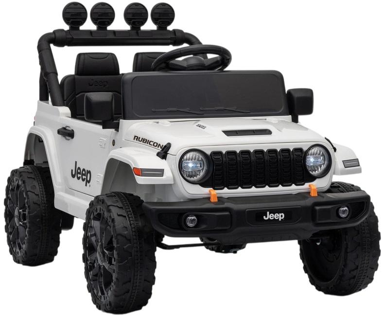 Carro Infantil Elétrico Jeep Rubicon DK - JWR558 (Branco)