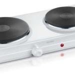 Placa Elétrica Discos Duplos 18 / 15cm 2500W (Branco) - SEVERIN
