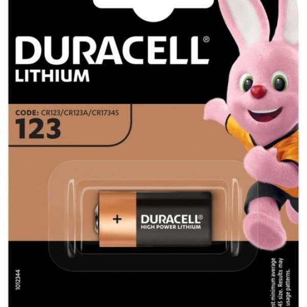 Pilha Lithium CR123A 3V - DURACELL