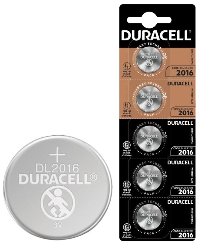 Pilha Lithium 3V CR2016 - DURACELL