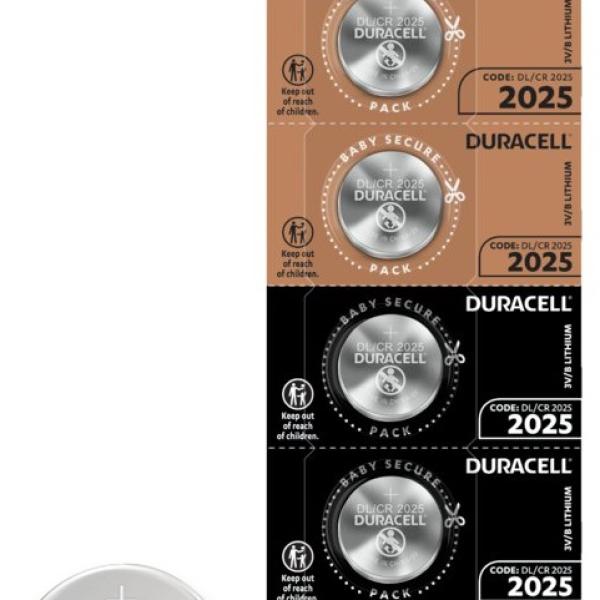 Pilha Lithium 3V CR2025 - DURACELL