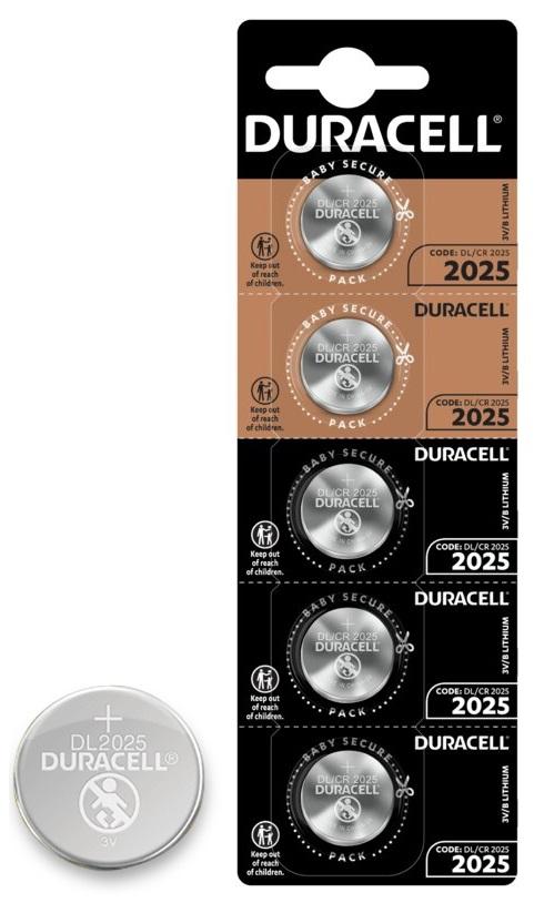 Pilha Lithium 3V CR2025 - DURACELL
